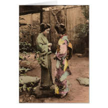 Two Women Greeting Card
