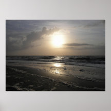 "Tybee Island at Dawn" Poster