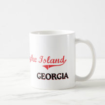 Tybee Island Georgia City Classic Coffee Mugs