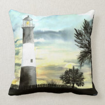 Tybee Island Lighthouse pillow