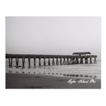 Tybee Island Pier Postcard
