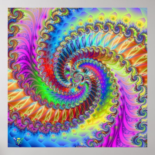 Tye Dye Lischous. Print