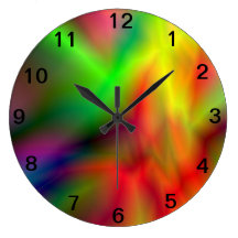 Tye Dye Wall Clock