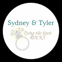 Tying the Knot Rocks stickers