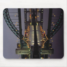 Tyne Bridge and Tuxedo Royale floating night club Mousepad