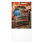 Type Case With Denim Apron Picture Card