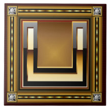 U Monogram Premium Best viewed large. see notes Tile