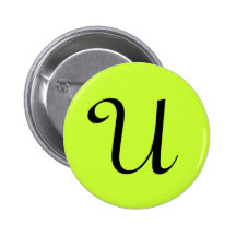 U PINBACK BUTTON