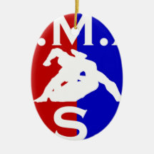 U.S.A. M.M.A. logo 3 Christmas Ornament