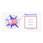 U.S. Flag Stars - 4th of July Photo Card Template