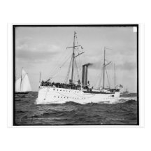 U.S.R.C. Algonquin, America's Cup races 1901 Post Card
