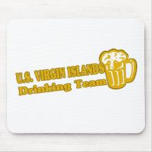 U.S. Virgin Islands Drinking Team Mouse Mats