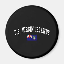 U.S. VIRGIN ISLANDS FRIDGE MAGNET