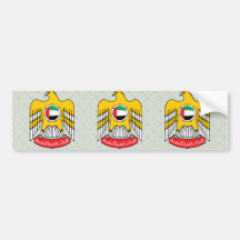 Uae Coat of Arms detail Bumper Stickers