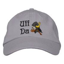 Uff Da Scandinavian Viking in Helmet Baseball Cap