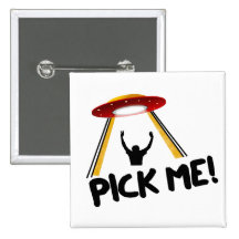 UFO Alien Ship - Pick Me! Pins