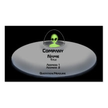UFO business card