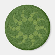 UFO Crop Circles Refrigerator Magnets