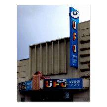 UFO Museum, JLH Postcard
