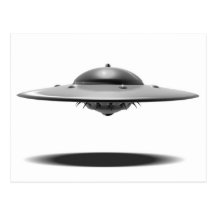UFO Salamander Postcard