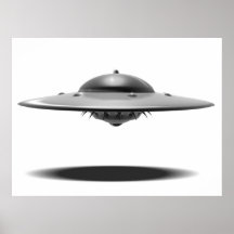 UFO Salamander Poster
