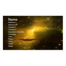 UFO Time travel with NASA world Business Card