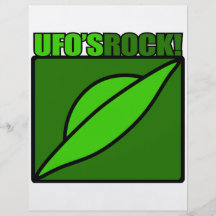 UFO's Rock! Custom Flyer