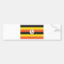 Uganda Flag Bumper Stickers