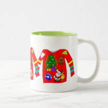 Ugly Christmas Sweater Coffee Mugs
