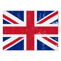 UK British Great Britain England English Flag Cards
