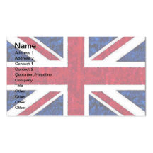 UK FLAG Business Cards