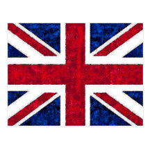 UK FLAG POST CARD