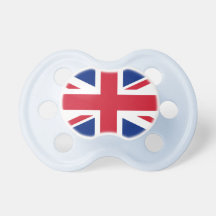 UK Flag Union Jack Custom Baby Pacifier