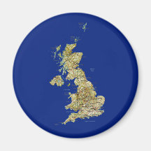 UK Map Magnet