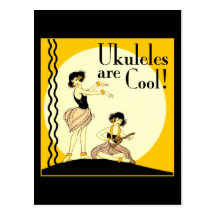 Ukes are Cool! Postcard