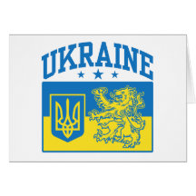 Ukraine Coat of Arms Greeting Card