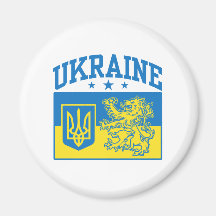 Ukraine Coat of Arms Refrigerator Magnet