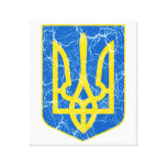 Ukraine Lesser Coat Of Arms Canvas Prints