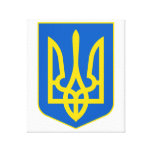 Ukraine Lesser Coat Of Arms Gallery Wrap Canvas