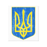 Ukraine Lesser Coat Of Arms Gallery Wrapped Canvas