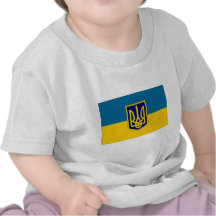 Ukraine President at sea Flag Tee Shirt