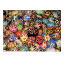 Ukrainian Easter Eggs Postcard