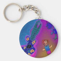 Ukulele Dreams Keychain