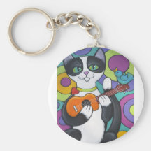 Ukulele Serenade Key Chains