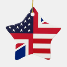 UKUSAFLAG.jpg Christmas Tree Ornaments