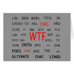 Ultimate Chat Lingo Card