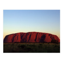 Uluru at Sunset Post Card