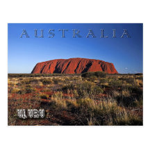 Uluru (Ayers Rock), Australia Post Card