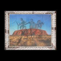 Uluru Dancers NT Australia postcards