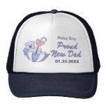 Umbrella Teddy Bear - New Dad of Boy - Customise Mesh Hats